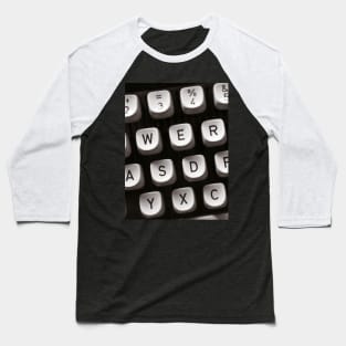 Old Typewriter Baseball T-Shirt